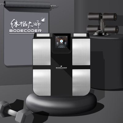 Bodecoder 体格大师人体成分分析仪PE6专业智能蓝牙APP连接 专业健身房体测仪分段测量